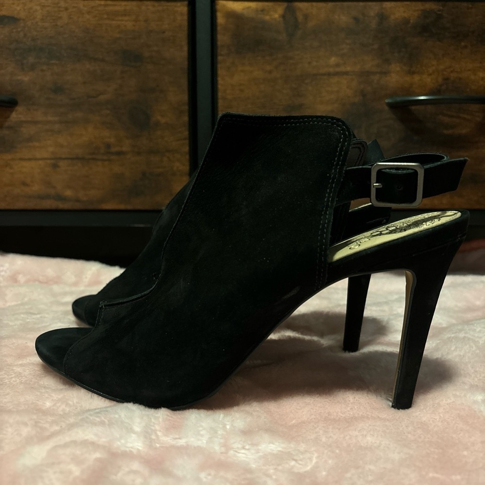 Vince Camuto Black Leather Footwear